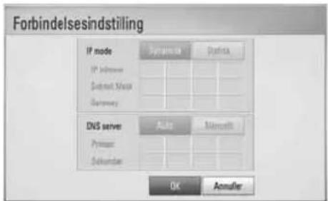 LG HB405SU - Ledningstrukket netværksindstilling - 2