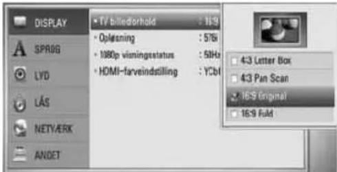 LG HB405SU - Justering af Indstillinger - 4