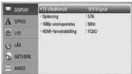 LG HB405SU - Justering af Indstillinger - 3