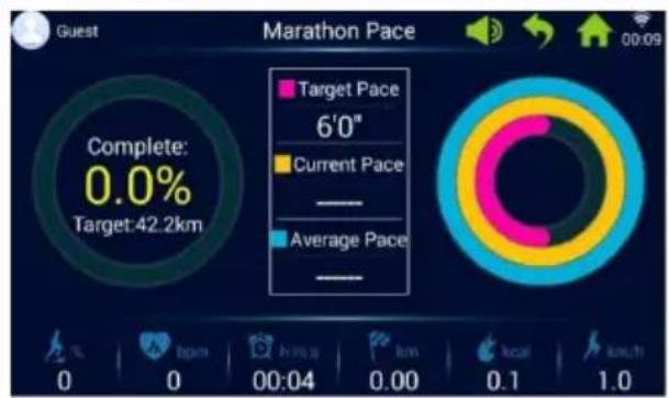 Inshape 17519 - Exempel på hastighetsprogram (maraton) - 2