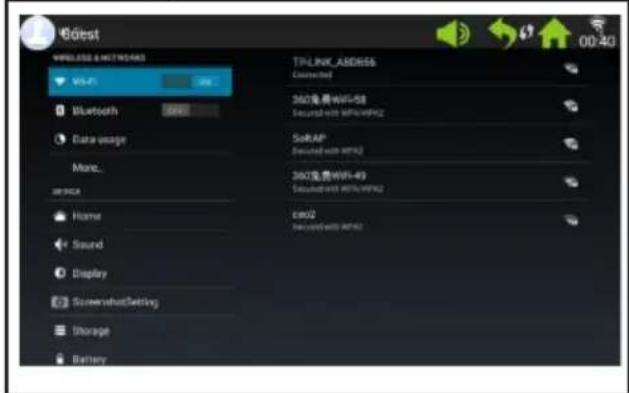 Inshape 17519 - Wi-fi-inställningar - 2