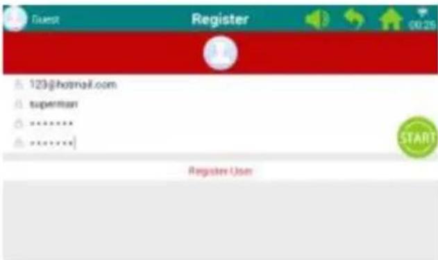 Guest Register 123@hotmail.com superman ****** REGISTER User