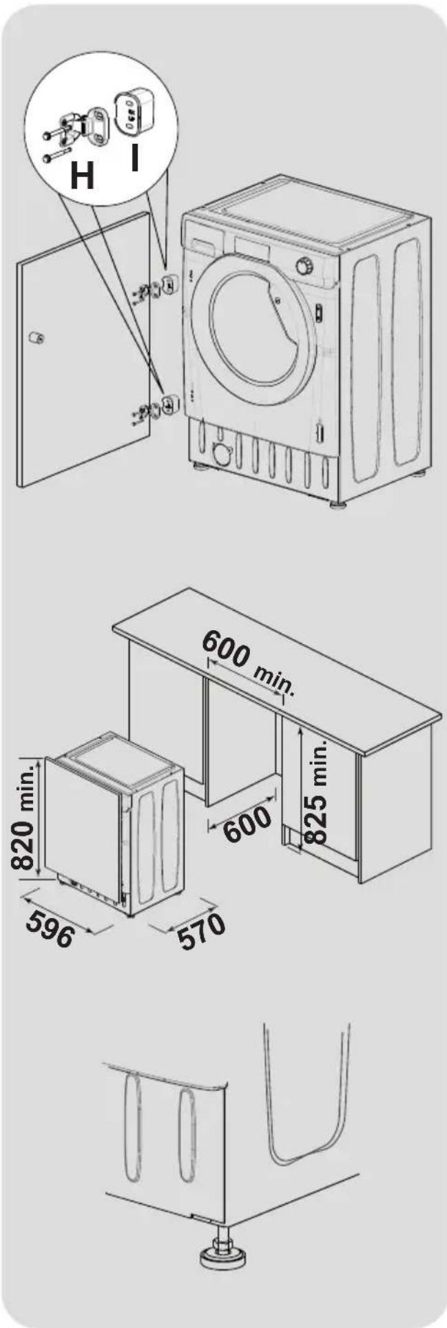 H I 600 min. 825 min. 600 820 min. 596 570