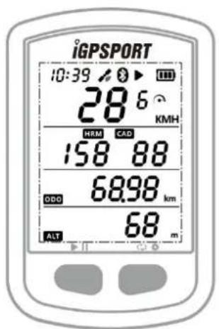 iGPSPORT 10:39 28° KMH HRM CAD 158 88 DDO 6898 km ALT 68 m