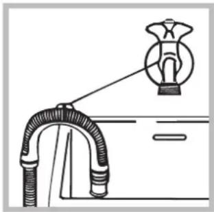 Hotpoint Ariston RDPD 96407 JD EU - Суу төгүүчү ийкем түтүктү туташтыруу - 2
