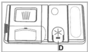 Hotpoint Ariston LTF 8B019 C - Wlewanie płynu nabłyszczającego - 1