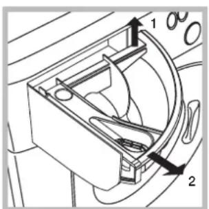 Hotpoint Ariston FMG 823 M TK.M - Deterjan haznesinin temizlenmesi - 1