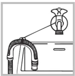 Hotpoint Ariston FMG 823 M TK.M - Connecting the drain hose - 2