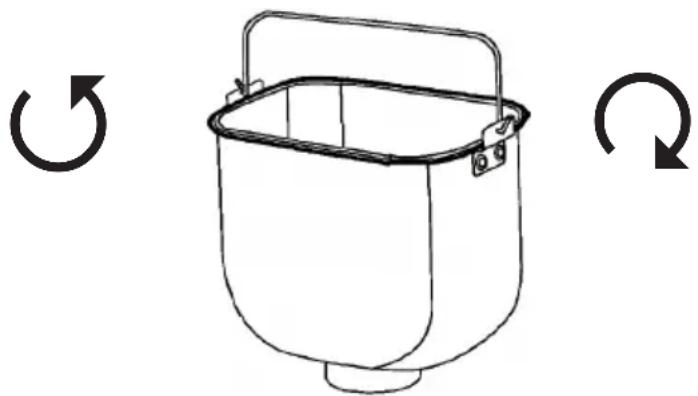 Essentiel B EMP 1104 - Het bakblik ver-/ontgrendelen - 1