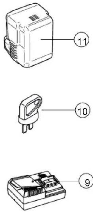 Technical diagram showing three labeled components of an electrical fuse or connector, with numbered parts and Chinese annotations.