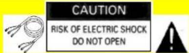 CAUTION RISK OF ELECTRIC SHOCK DO NOT OPEN