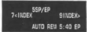 HITACHI VT-FX611A - Displaying the Tape Remaining Time - 1