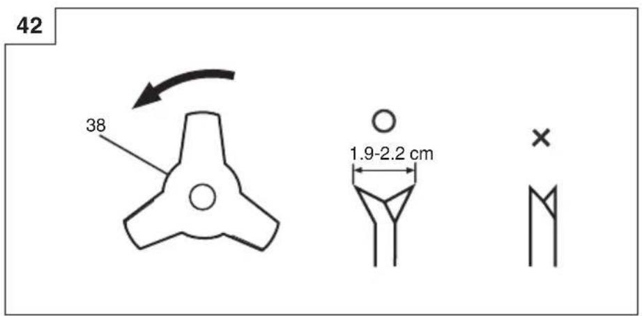42 38 1.9-2.2 cm ×