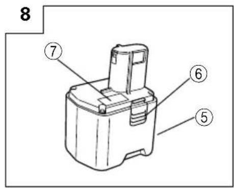 8 ⑦ ⑥ ⑤