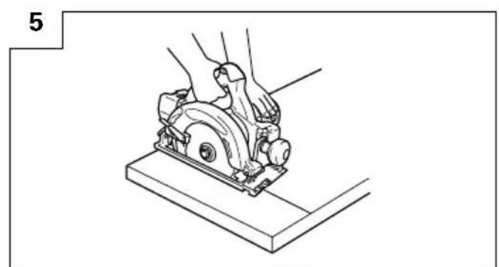 HITACHI C 6DD - BATTERIDRIVEN CIRKELSÅG BATTERIDREVET RANDSAV BATTERIDREVET SIRKELSAG PARISTOKÄYTTÖINEN SIRKKELISAHA CORDLESS CIRCULAR SAW - 5