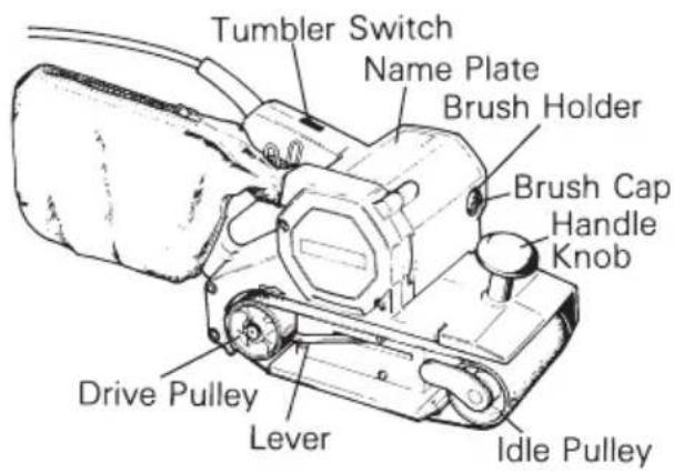 HITACHI SB-110 - NAME OF PARTS - 1