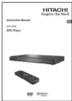 HITACHI Inspire the Next Instruction Manual OFFSHORE DVD Player DVD Rear ©Novate Rear