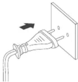 HITACHI DVP445E - Connecting to the Mains Socket - 1