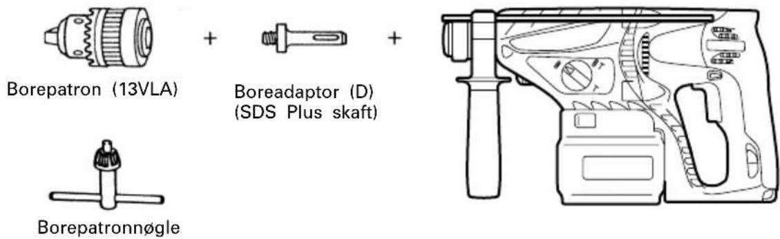 HITACHI DH 24DVA - Almindelige boreopgaver (rotation alene) - 1