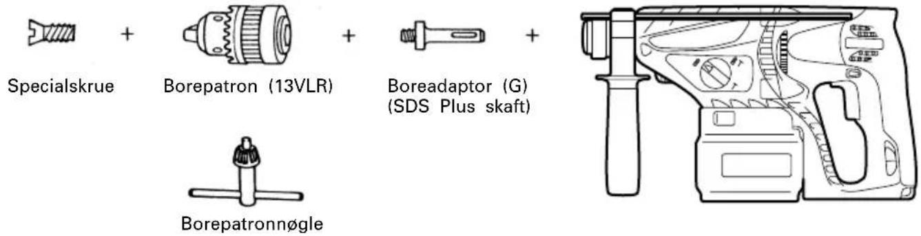 HITACHI DH 24DVA - Almindelige boreopgaver og iskruning af skruer (rotation alene) - 1