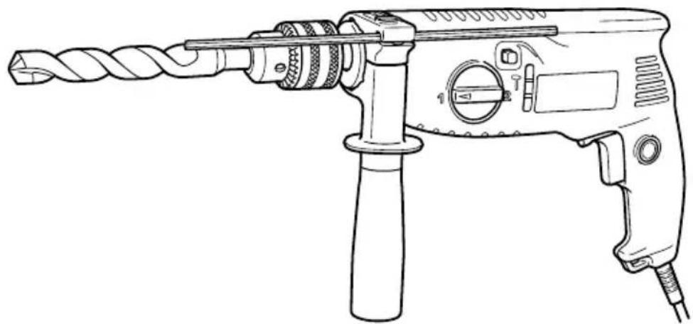 HITACHI FDV 20VB - Slagborr Slagboremaskine Slagboremaskin Iskuporakone Impact Drill - 1