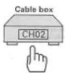 HITACHI VT-FX6410A - PROGRAMMING THE VCR REMOTE CONTROL TO CONTROL YOUR CABLE BOX - 2