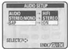 HITACHI VT-FX6410A - To record a Second Audio Program (SAP) - 8