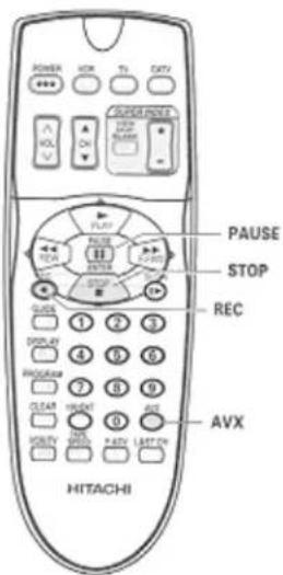POWER VOLT ICM TV CCTV SUPERMOYA AVX HITACHI PULSE STOP REC 1 2 3 4 5 6 7 8 9 CLEAR VOLT 0 1 2 3 HOTV AVX LAST 24