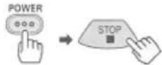 HITACHI VT-FX6410A - Press the STOP button within 10 seconds. - 1