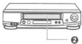 HITACHI VT-FX6410A - Insert a blank or erasable tape. - 1