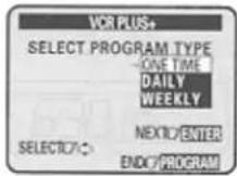 HITACHI VT-FX6410A - Press the PROGRAM button to select VCR PLUS+ RECORDING. - 4