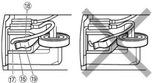 Technical diagram showing mechanical assembly with numbered components, likely from an engineering or manufacturing context.