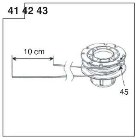 41 42 43 10 cm 45