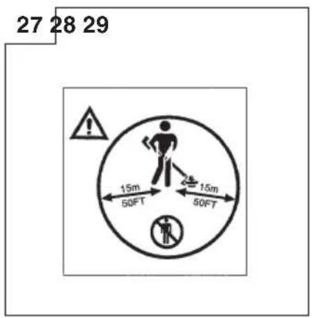 27 28 29 15m 50FT 15m 50FT