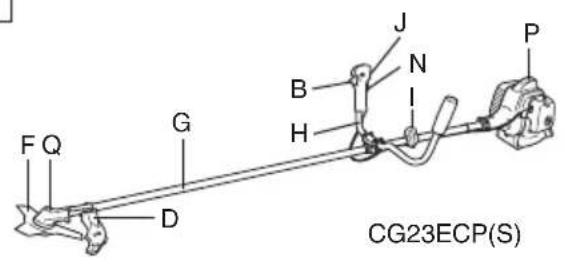 F Q G D H I B J N P CG23ECP(S)