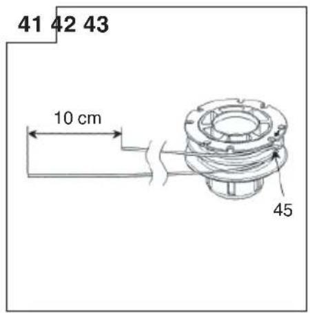 41 42 43 10 cm 45