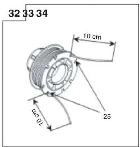 32 33 34 10 cm 10 cm 25