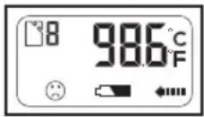 HOMEDICS TT-200 - HOW TO TAKE A TEMPERATURE READING - 1