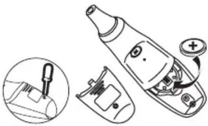 HOMEDICS TE-101 - Replacing the Battery - 1