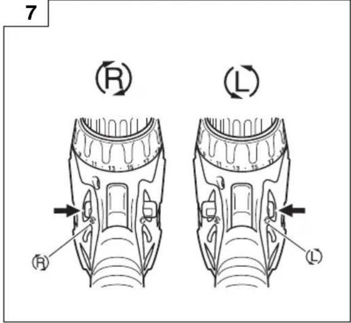 7 (R) (L) R L