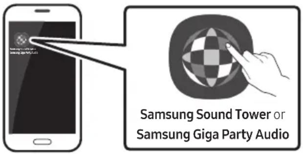 Samsung Sound Tower or Samsung Giga Party Audio