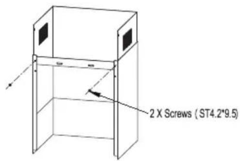 2 X Screws ( ST4.2*9.5 )