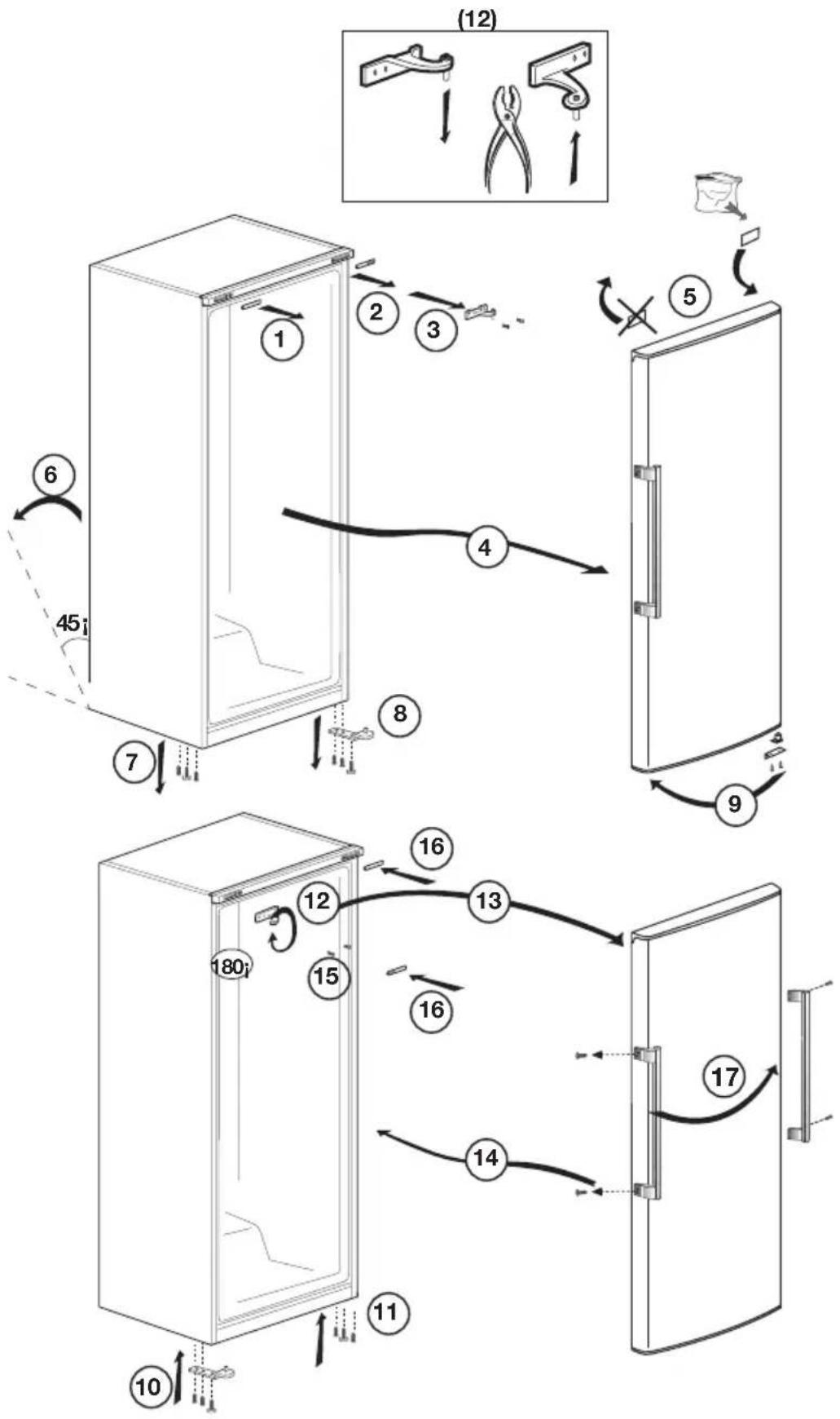 GRAM KS 42476-60 - Sådan vender du døren - 1