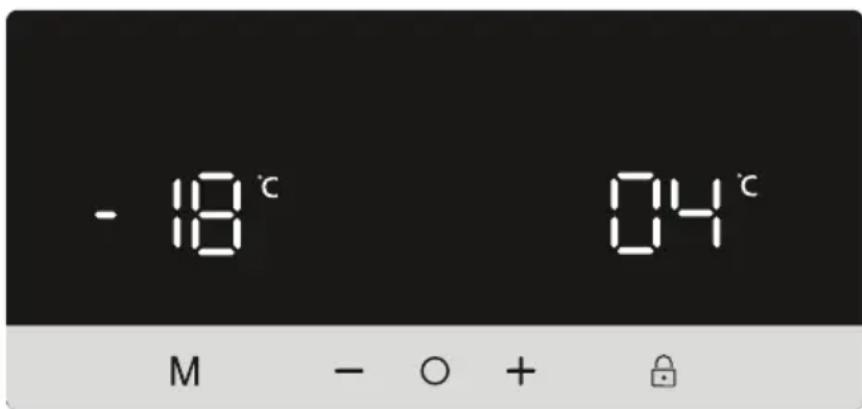 - 18 °C 04 °C M - ○ + 🔒