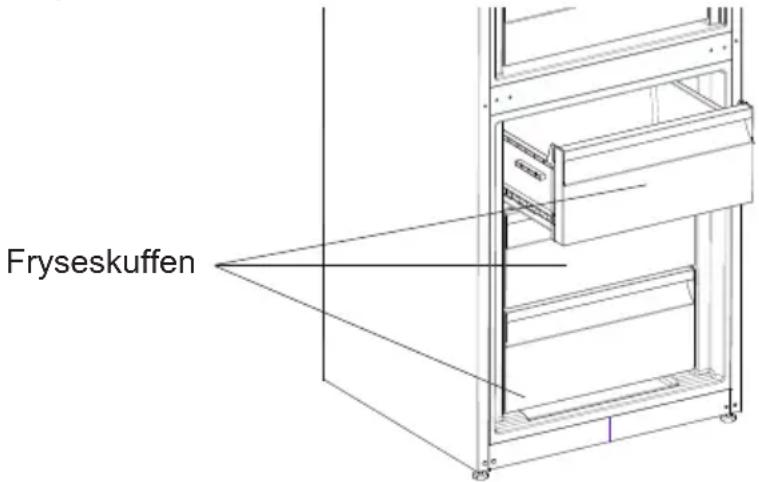 GRAM KF 482064 FN - Fryseskuffen - 1