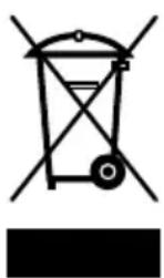 GRAM FS 3215-93 - Overholdelse af WEEE-direktivet og bortskaffelse af affald: - 1