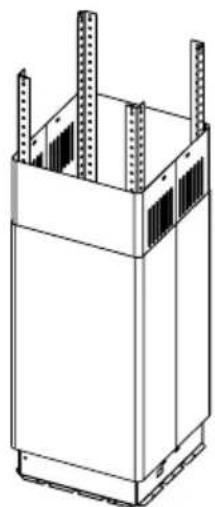 GRAM EFK 3290-92 X - C) Installation of chimneys to motor cabinet: - 3