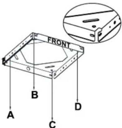 FRONT A B C D