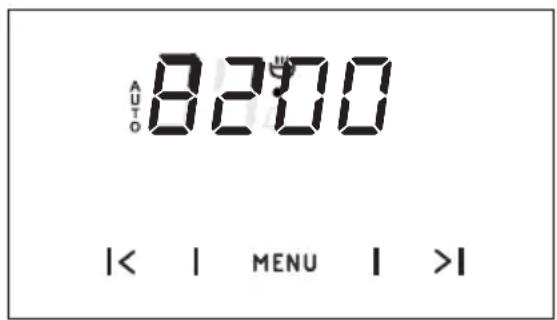 AUTO 8200 |< | MENU | >|
