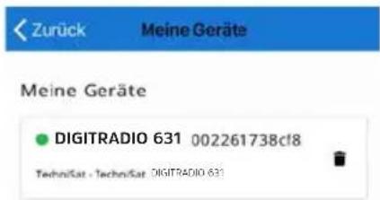 Zurück Meine Geräte Meine Geräte DIGITRADIO 631 002261738c18 TechniSat - TechniSat: DIGITRADIO.631